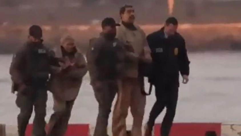 Esposados y cojeando: Así fue el traslado de Nicolás Maduro y su esposa hasta el tribunal de Nueva York