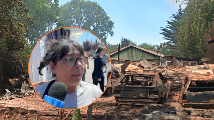 “No hay absolutamente nada”: el aislado sector de Penco que sigue sin recibir ayuda tras los incendios