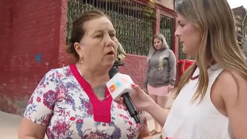 Periodista de Tu Día vive tenso momento durante la búsqueda de peligroso delincuente en La Pincoya: "Está muy alterada"