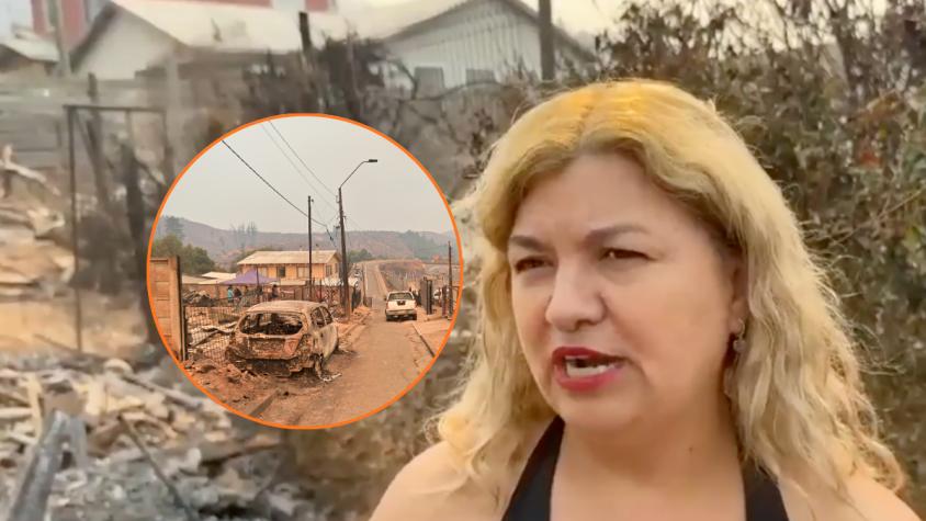 Huyó del incendio con su vestido de novia en brazos: la conmovedora historia de una pareja de San Jorge