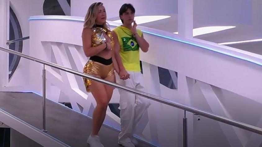 Alan y Valentina protagonizaron una incómoda pelea de pareja: se sacaron los micrófonos y se encerraron en el baño