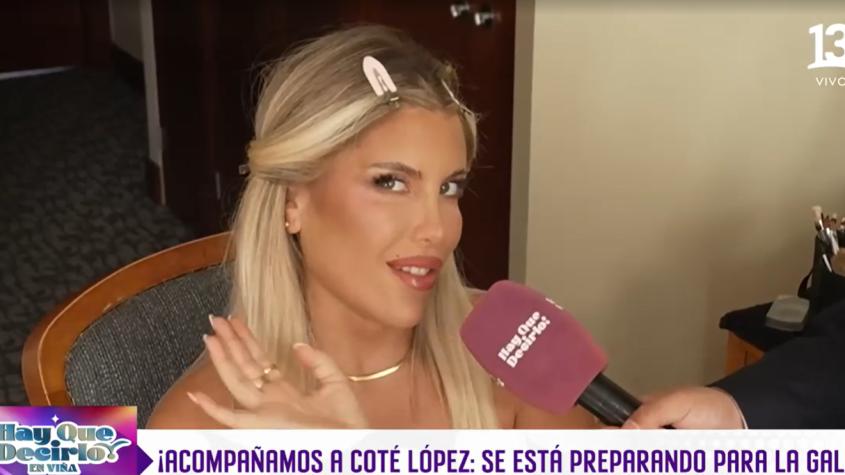 "¿Te va a afectar?": Coté López habla del reencuentro con Luis Jiménez en la Gala de Viña 2026