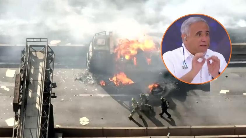 Doctor Ugarte revela la ayuda internacional que podrían necesitar heridos en explosión de Renca