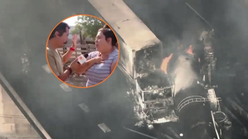 El valorado gesto de periodista de Tu Día con testigo de la fuerte explosión en Renca