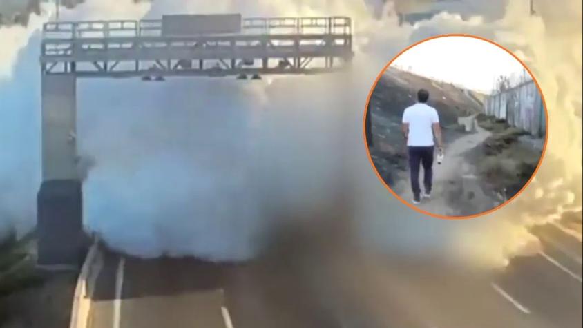 Núcleo del fuego superó los 840 °C: Las devastadoras imágenes que dejó explosión en Renca