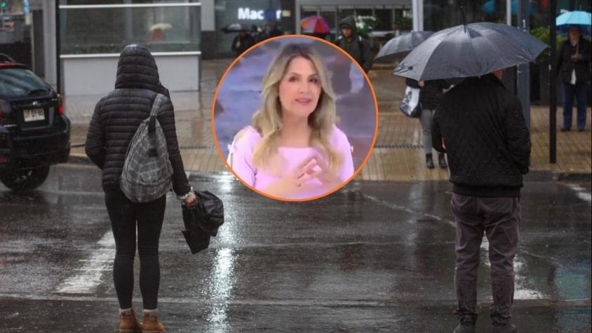 Michelle Adam advierte nuevas lluvias "traicioneras" en Santiago: Revisa cuándo lloverá y cuáles serán las zonas más afectadas