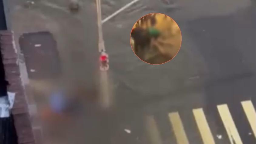 Fuerte video de joven chilena de 15 años electrocutada en Brasil: profesor le salvó la vida