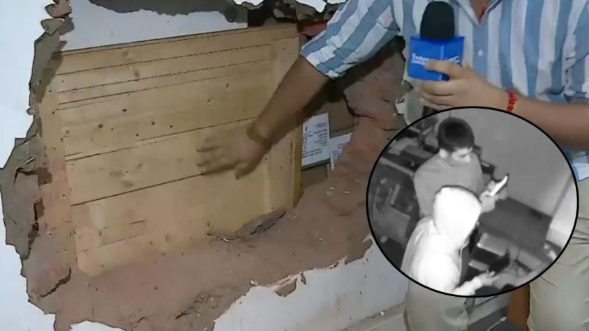 Acordaron el botín por videollamada: banda criminal roba $120 millones tras hacer forado desde casa contigua