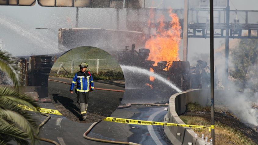 Confirman fallecimiento de conductor de camión que explotó en Renca: investigan responsabilidades en el hecho