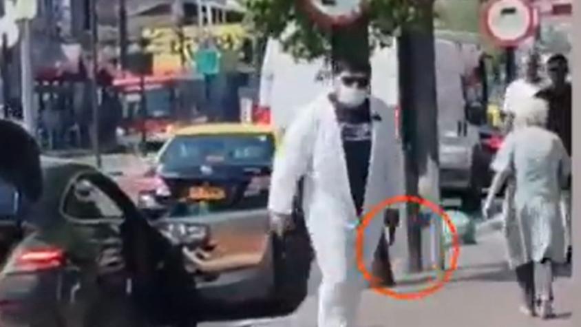 Con metralleta y al frente de la PDI: overoles blancos roban más de 100 celulares en San Miguel