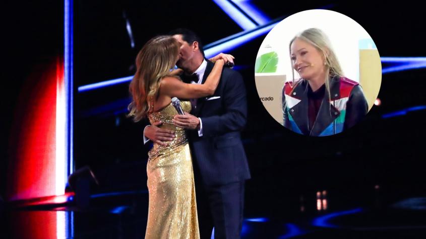 “Innecesariamente largo y anticuado”: la reacción de Marcela Vacarezza al beso de Rafael Araneda y Karen Doggenweiler en Viña 2026