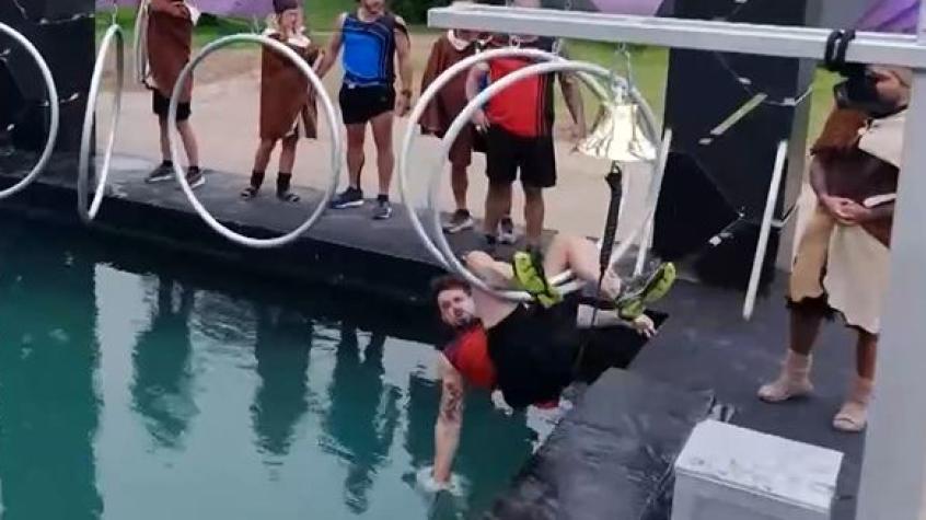 Joche y Mario sufrieron espectaculares caídas durante competencia de nominación: uno quedó con riesgo de irse