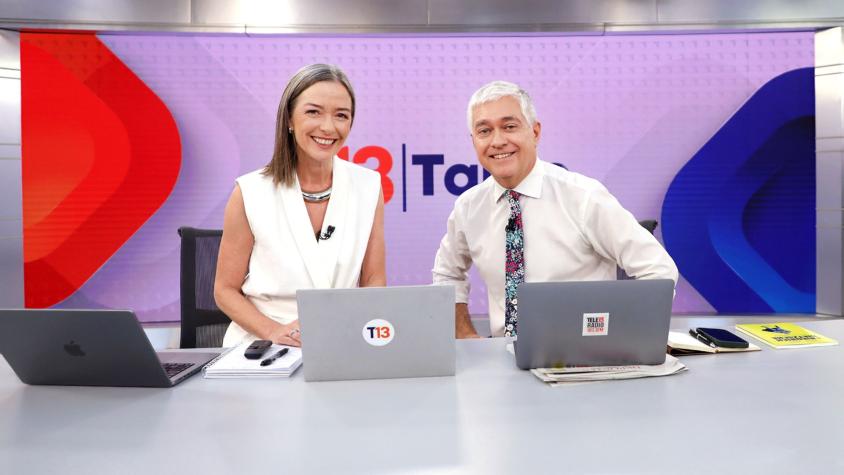 Así fue el debut de Consuelo Saavedra en Teletrece Tarde: Iván Valenzuela la sorprendió con regalo