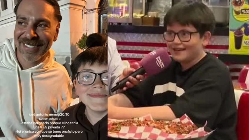 Niño viral que evaluó a famosos en la Gala de Viña criticó a José Antonio Neme: “Lo encontré súper desubicado”