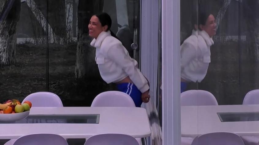 Vanessa cedió a la provocación: participantes de Mundos Opuestos tuvieron una particular reto a través del vidrio 