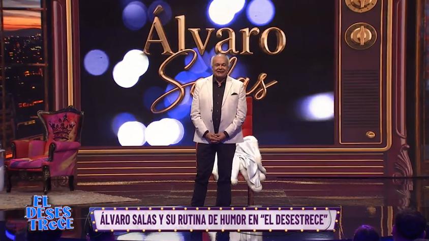 Así fue la rutina de Álvaro Salas: el “rey del chiste corto” conquistó al público en El Desestrece