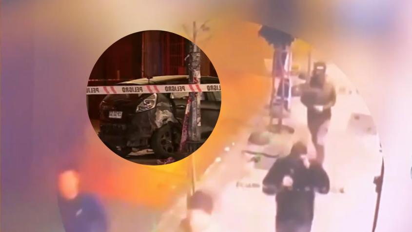 Video muestra la huida de los siete carabineros tras fatal accidente: uno se tapó la cara