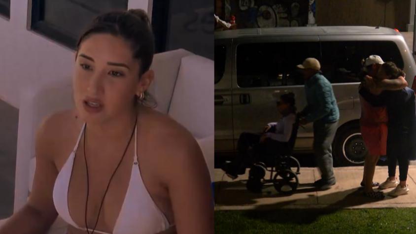 En silla de ruedas y con cuello ortopédico: la imagen de Catalina Gaete que dio que hablar en redes sociales