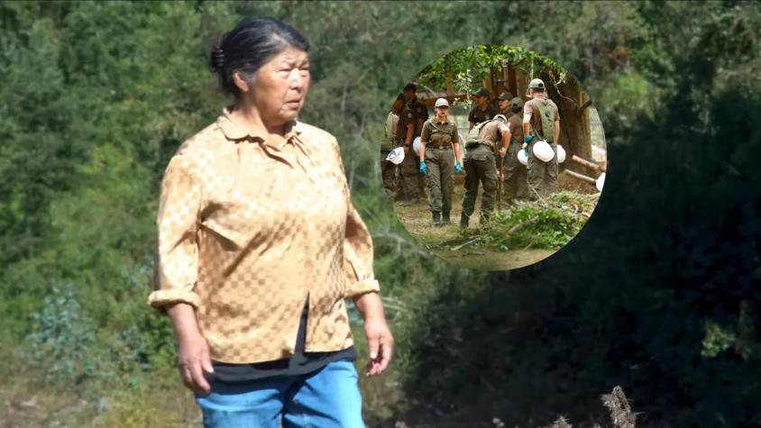 Hallan restos óseos humanos a metros de la casa de Julia Chuñil: estaban enterrados en un saco