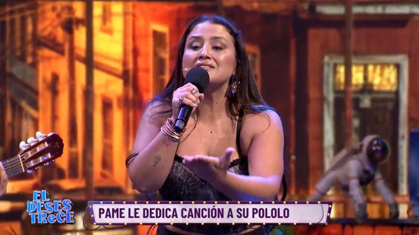 Pame Leiva presenta a su pareja en El Desestrece y le dedica una hilarante canción