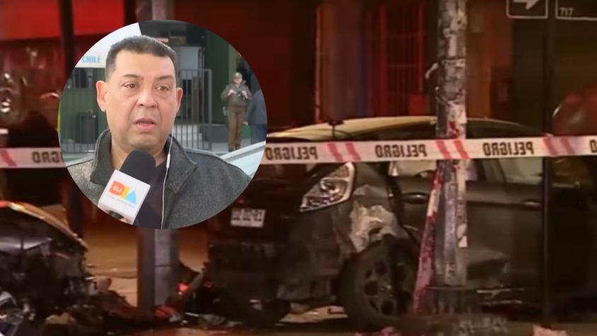 Padre de carabinero que atropelló a mujer en Santiago: "Como familia queremos pedir perdón"