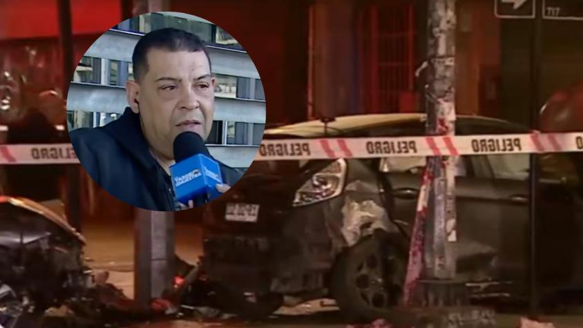 La reacción de joven carabinero al enterarse de que la mujer a la que chocó falleció