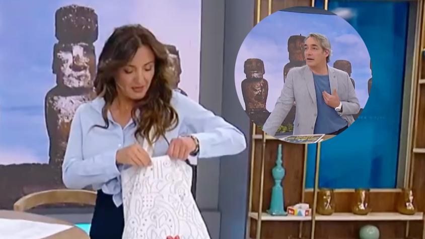 "Un regalo especial para Repe": Priscilla Vargas sorprendió al animador con un obsequio desde Rapa Nui