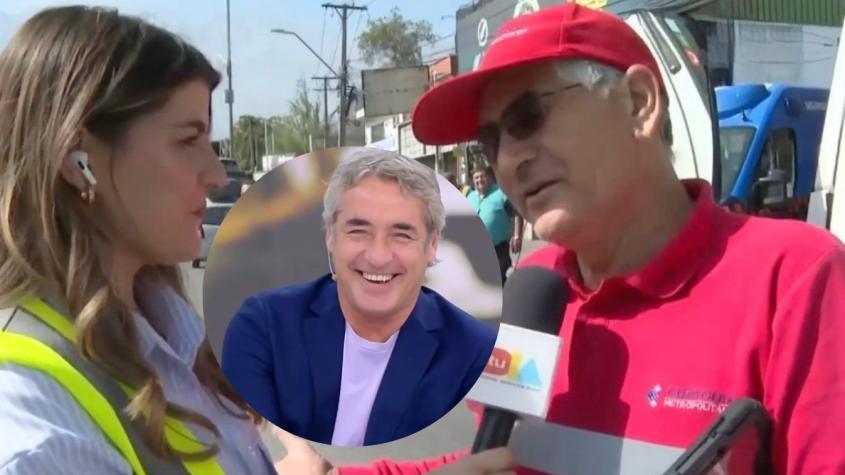 El divertido momento que protagonizó José Luis Repenning con conductor de grúa: "Ah, ¿usted se lo llevó?"