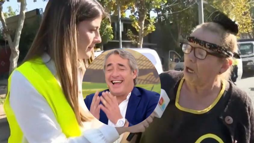 El saludo de entrevistada que terminó en chascarro: José Luis Repenning no pudo aguantar la risa
