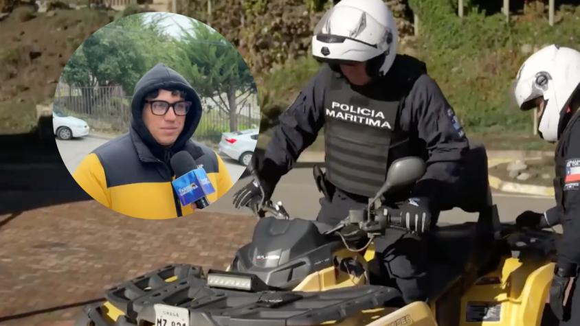 El relato de pescador que sobrevivió tras nadar por horas en Constitución