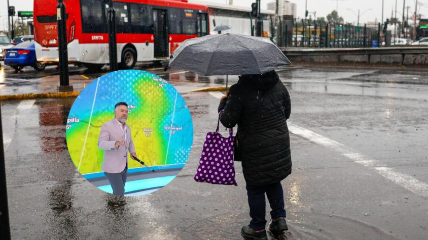 Con tormentas eléctricas: anuncian lluvias para esta semana en la Región Metropolitana