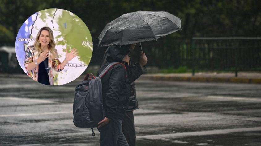 No olvides tu paraguas: a qué hora comienza la lluvia hoy en Santiago
