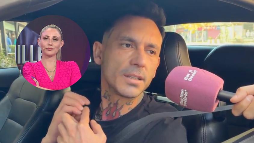 Mauricio Pinilla se refiere al supuesto nuevo romance de Gissella Gallardo