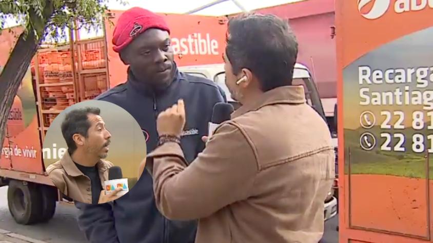 Rodrigo Pérez protagonizó divertida entrevista en francés con ciudadano haitiano en Tu Día