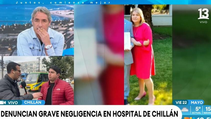 Mujer fue operada por un tumor en Chillán y salió con una pinza quirúrgica de 14 centímetros en su interior Mujer fue operada por un tumor en Chillán y salió con una pinza quirúrgica de 14 centímetros en su interior