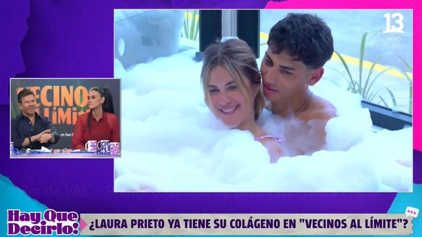 ¡Imágenes exclusivas! Adelantan el primer coqueteo de Bimza a Laura Prieto en Vecinos al límite
