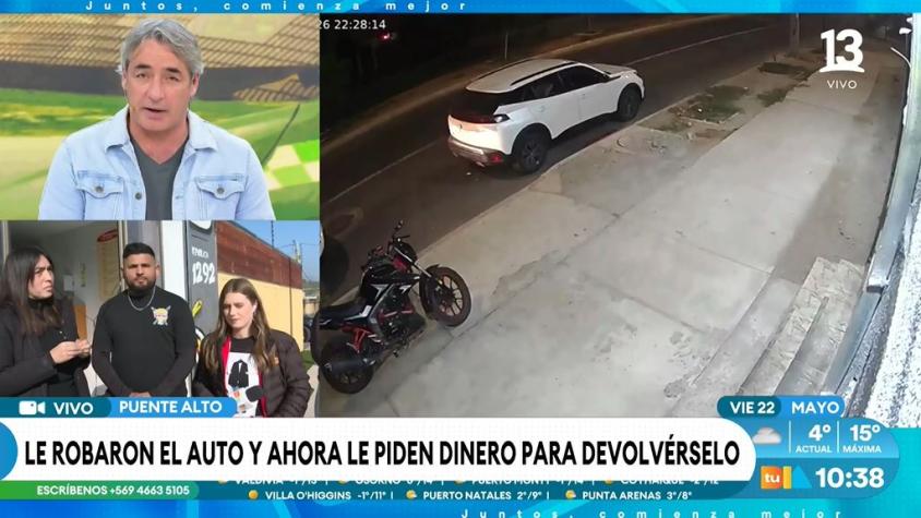 Insólito hecho en Puente Alto: le robaron un auto y luego exigieron dinero para devolvérselo