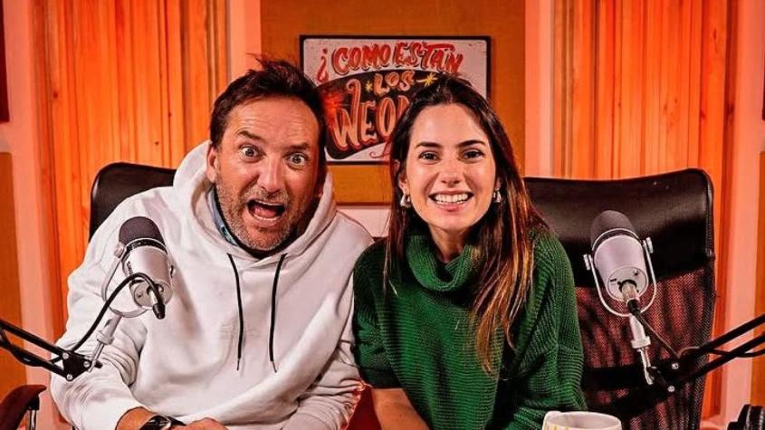 Destapan el supuesto motivo del fin del podcast de Daniel Fuenzalida y Rosario Bravo: "Él la dejó llorando"
