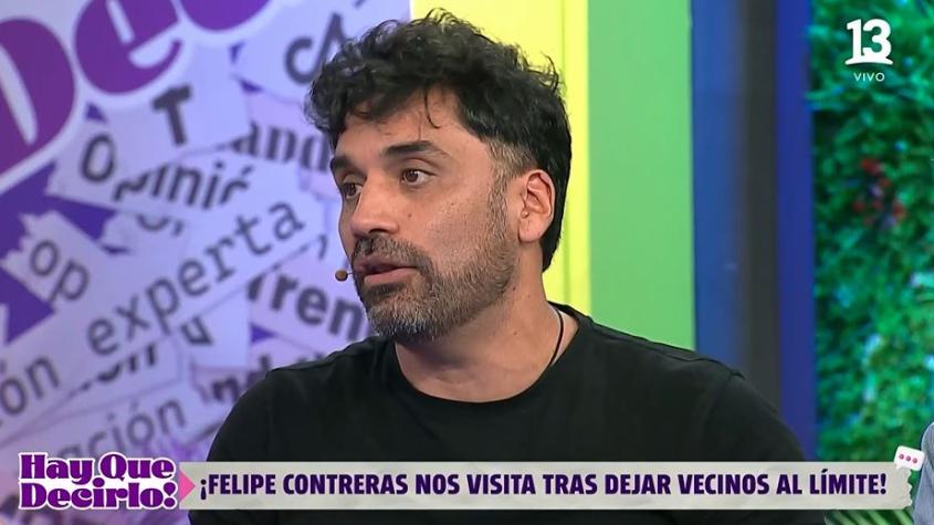 Felipe Contreras aseguró que no cruzó ningún límite acordado con su pareja por su relación con Paz Roldán