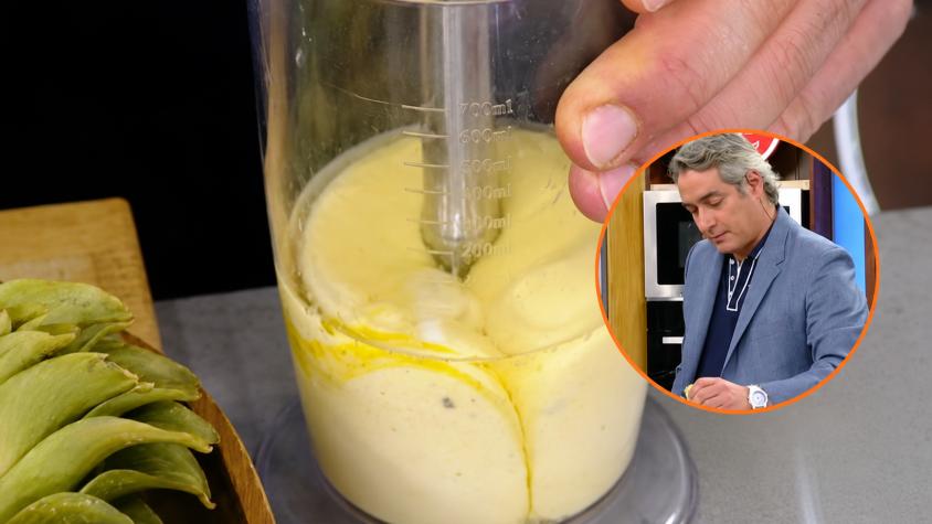 José Luis Repenning sorprendió al preparar una mayonesa viral con huevo frito en Tu Día