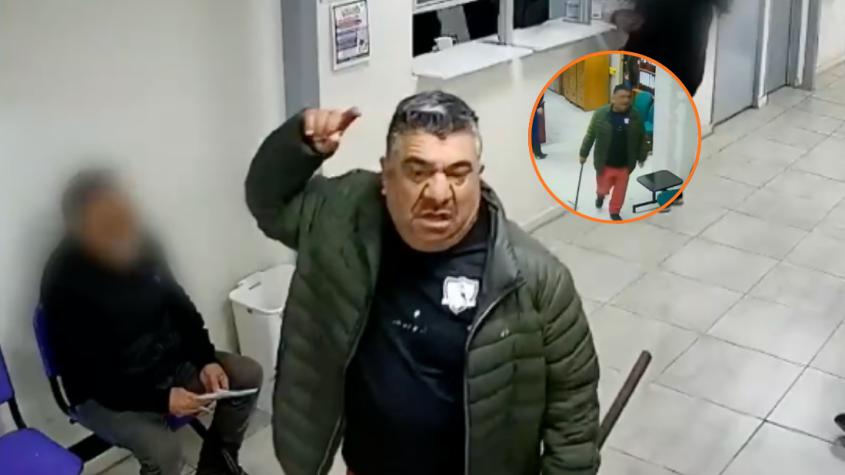 Con un fierro en la mano: hombre ingresó a Cesfam de San Ramón, causó destrozos y fue detenido