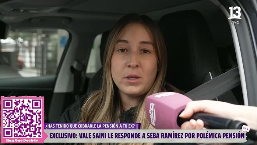 Vale Saini responde a Sebastián Ramírez tras comentarios sobre su familia: "Cruzó una línea"