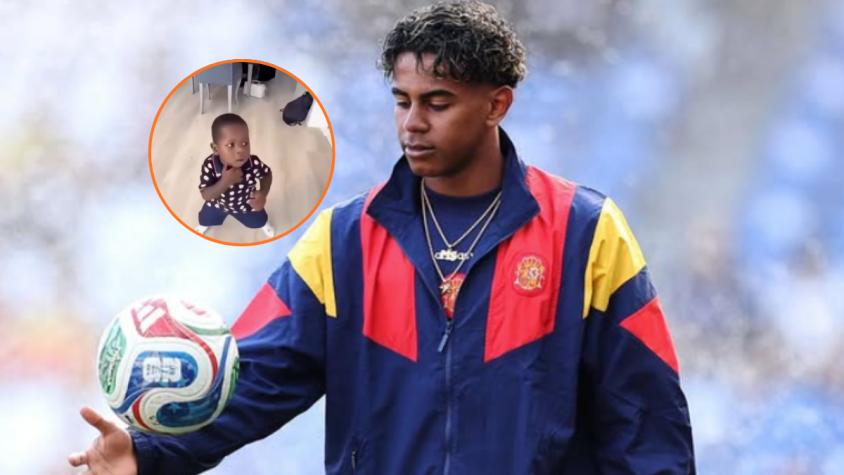 Keyne, el hermano menor de Lamine Yamal que se robó el corazón de los hinchas durante el Mundial