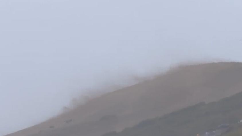 Alerta en Concón por desprendimiento de arena y remolinos de viento en las dunas ante la llegada del temporal