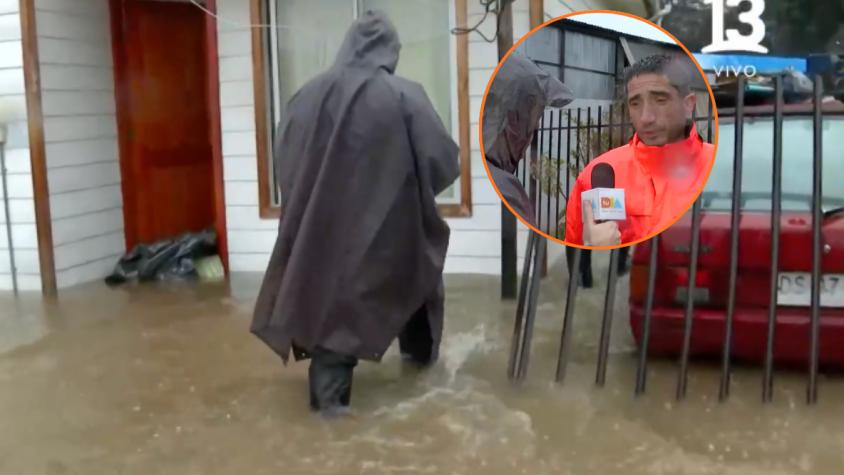 "Se inundó toda mi casa": el drama que viven vecinos de Quilpué por el desborde de un canal