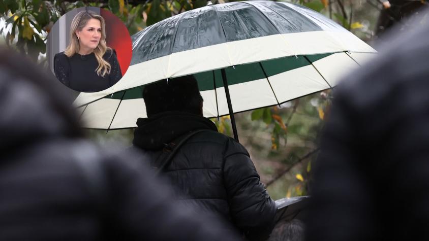 Michelle Adam informa a qué hora bajaría intensidad de la lluvia en Santiago
