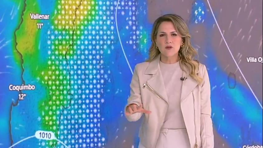 Nuevo pronóstico de Michelle Adam: foco estará en Atacama y Coquimbo Nuevo pronóstico de Michelle Adam: foco estará en Atacama y Coquimbo