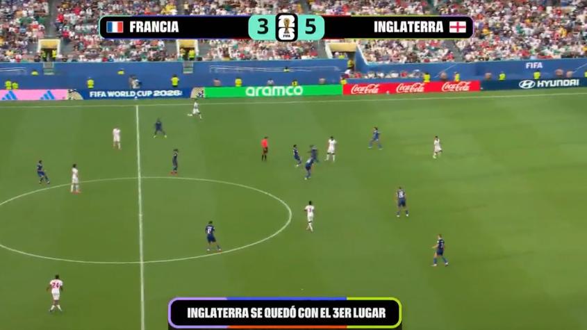 Inglaterra venció a Francia y se quedó con el tercer lugar del Mundial 2026 | Sábado 18 de julio