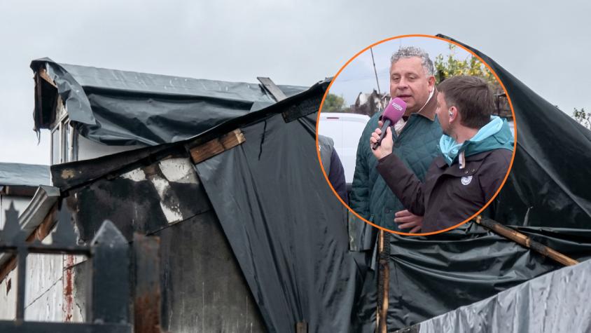 El gesto de Willy Sabor que emocionó a familias afectadas por incendio en Talagante
