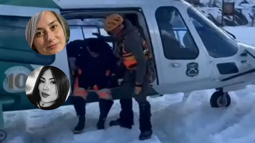 Video del rescate de las tres personas desaparecidas en el Cajón del Maipo
